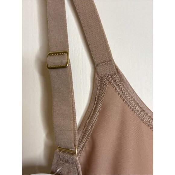 Spanx Smartgrip Open Bust Slip Tan Size Medium Full Shaping Control Slip - Picture 6 of 6
